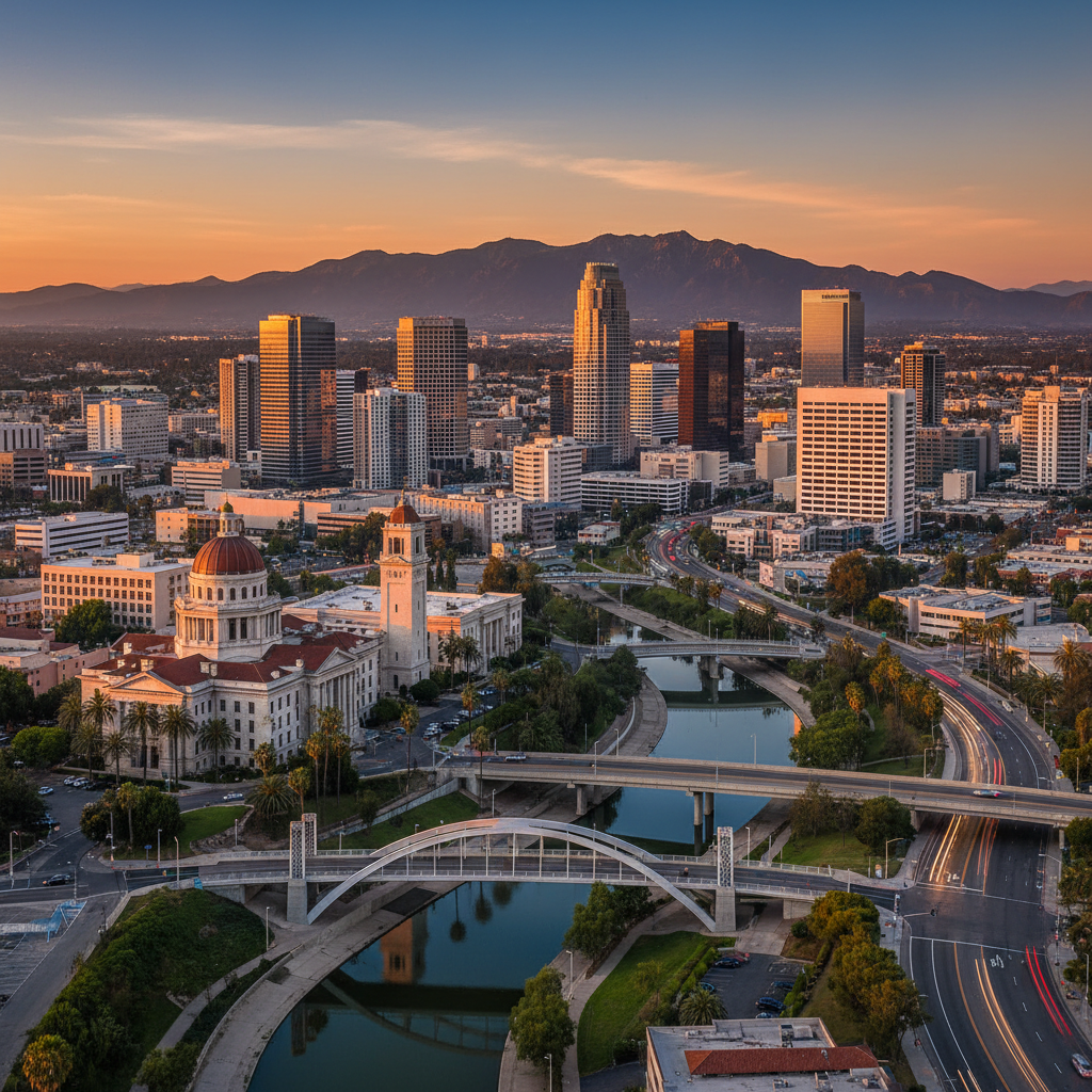Installed screens and windows in a Santa Ana neighborhood home