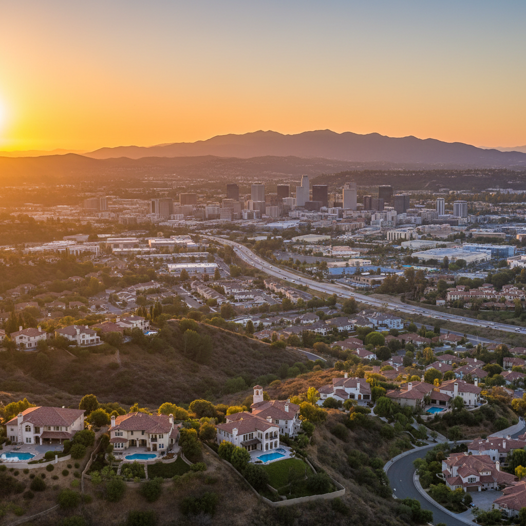 Beautiful custom glass mirrors and window installation in Yorba Linda by Saddleback Valley Screen & Window